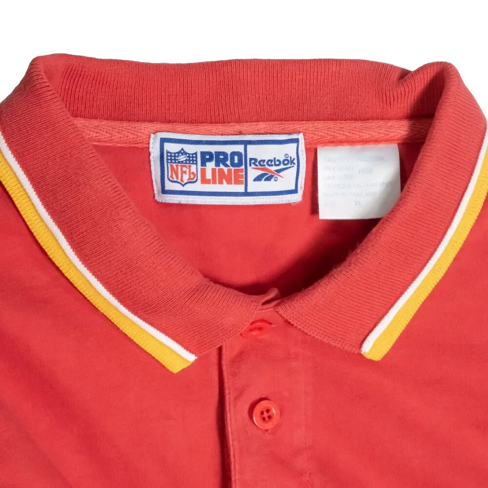 Vintage 90's Kansas City Chiefs Apex One Pro Line Polo Size XL